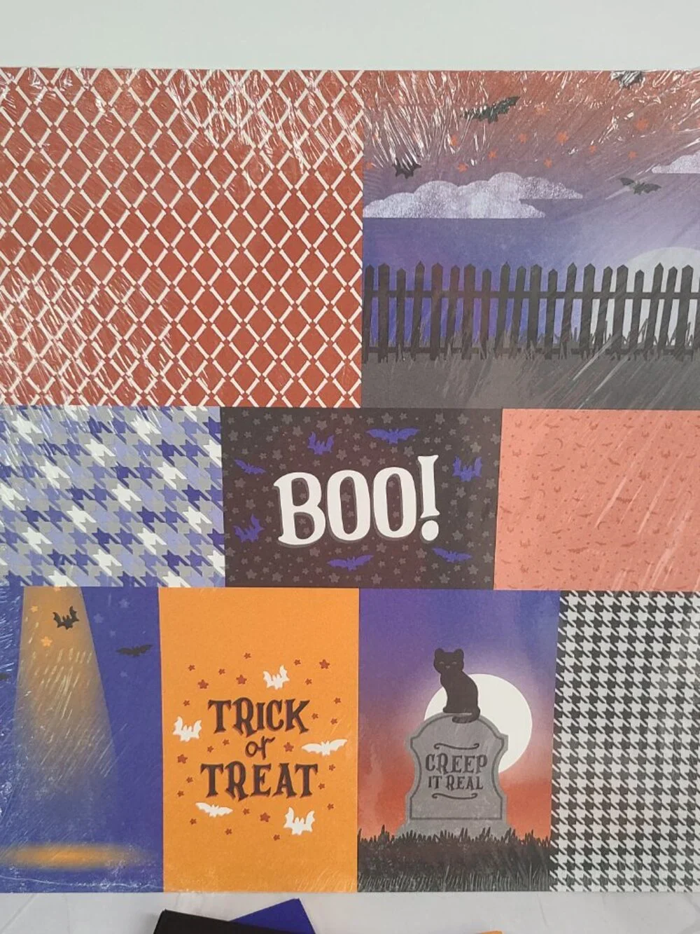 Stampin Up Them Bones DSP 12x12 and Coordinating Cardstock Bundle